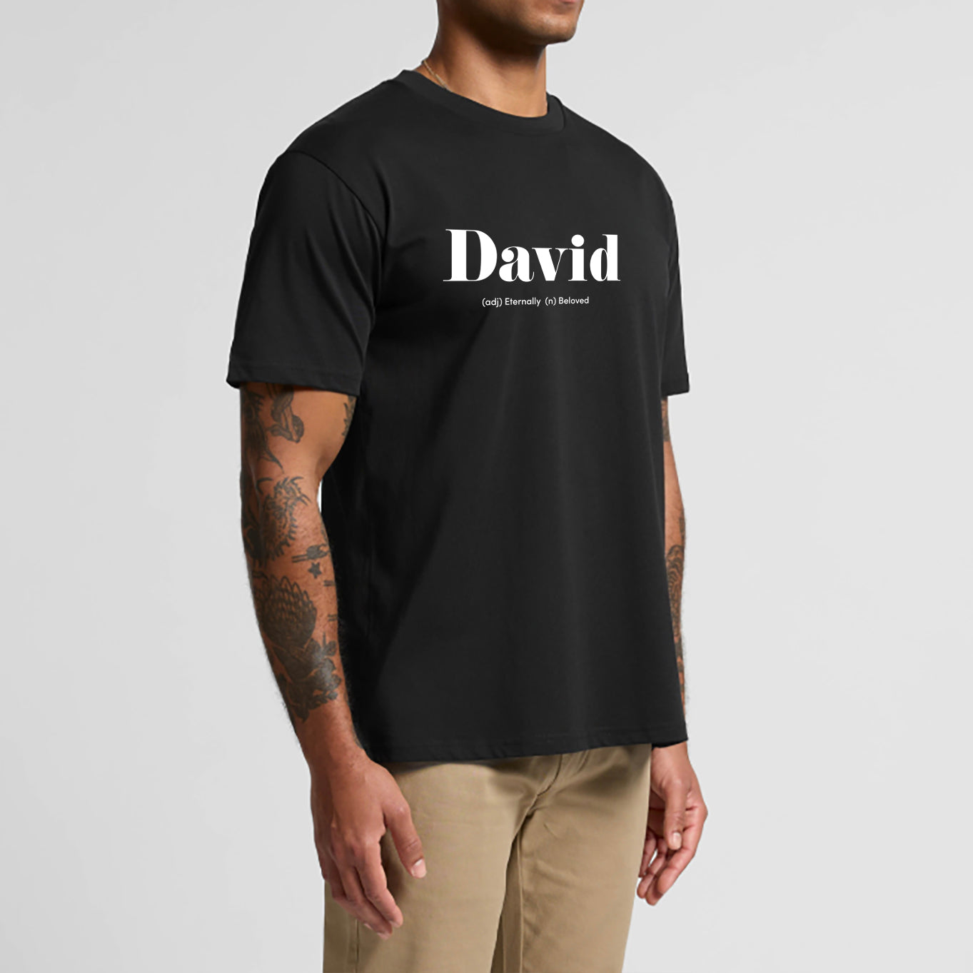 What's His Name? – David - Men's Classic Minus Tee