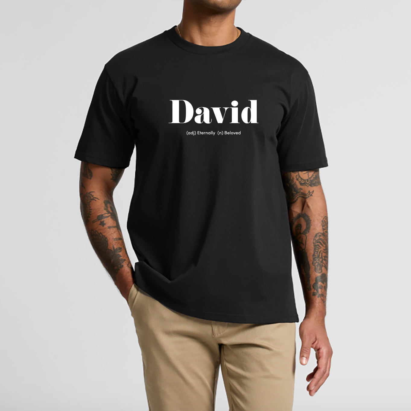 What's His Name? – David - Men's Classic Minus Tee