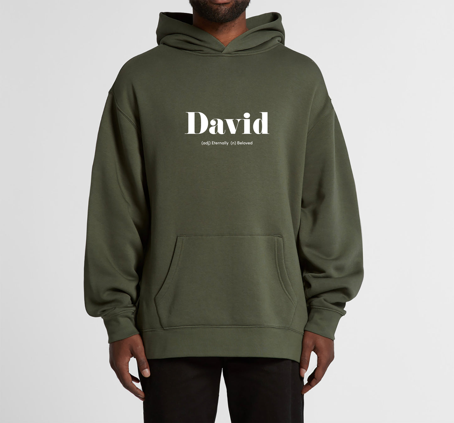 What's His Name? Men's Relax Hood