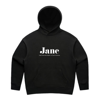 What's Her Name? Women's Relax Hood - Jane