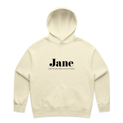 What's Her Name? Women's Relax Hood - Jane