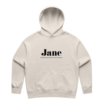 What's Her Name? Women's Relax Hood - Jane