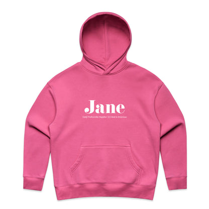 What's Her Name? Women's Relax Hood - Jane