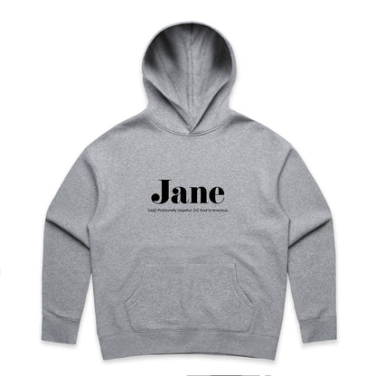 What's Her Name? Women's Relax Hood - Jane