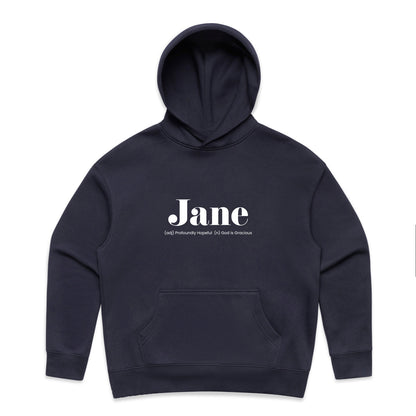 What's Her Name? Women's Relax Hood - Jane