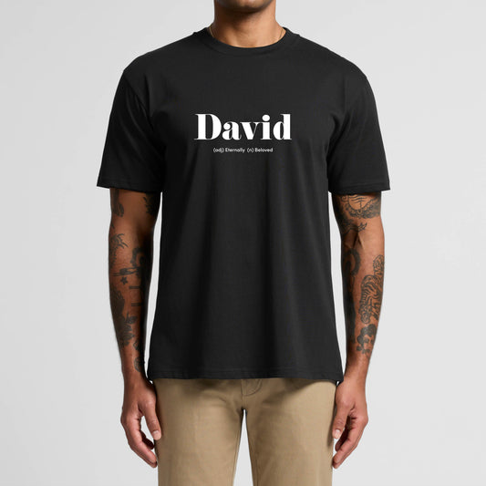 What's His Name? – David - Men's Classic Minus Tee