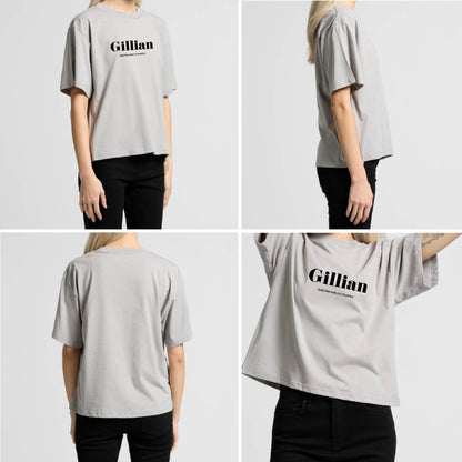 What's Her Name? Women's Relaxed Boxy Tee