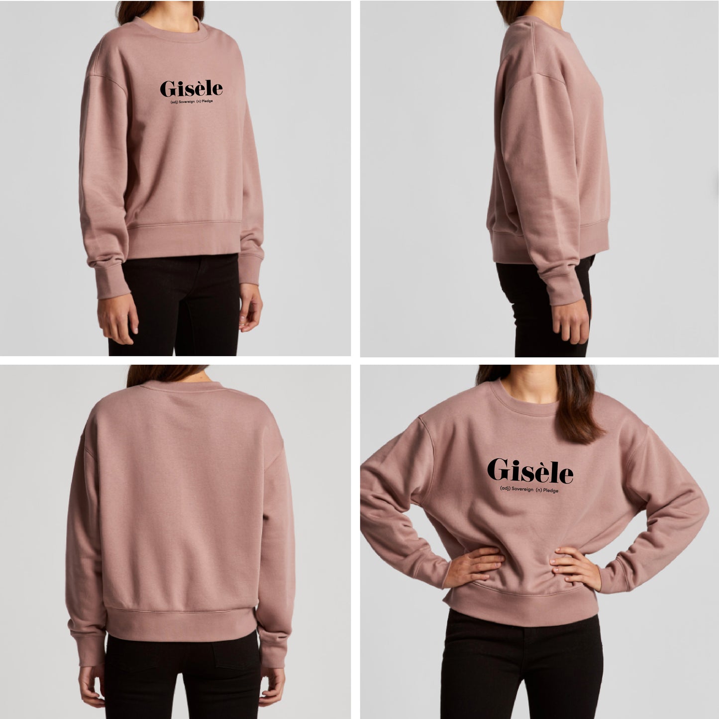 What's Her Name? Women's Relax Crew