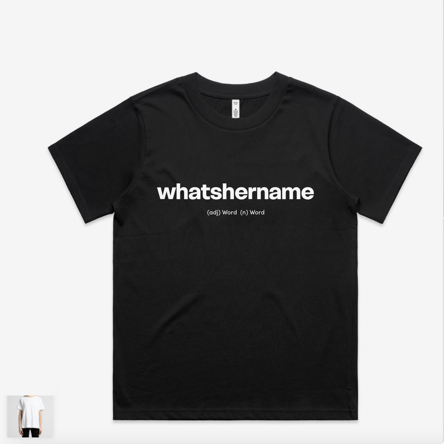 What's Her Name? Women's Classic Minus Tee