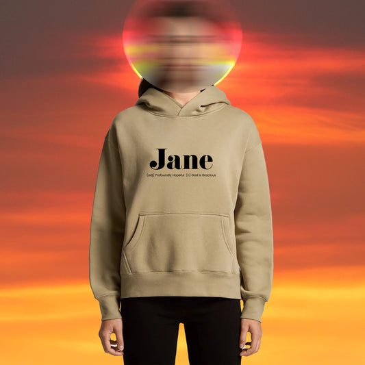 What's Her Name? Women's Relax Hood - Jane